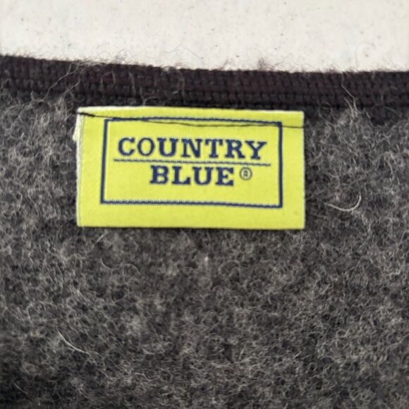 Country Blue Womens Boiled Wool Jacket Large - Picture 3 of 8